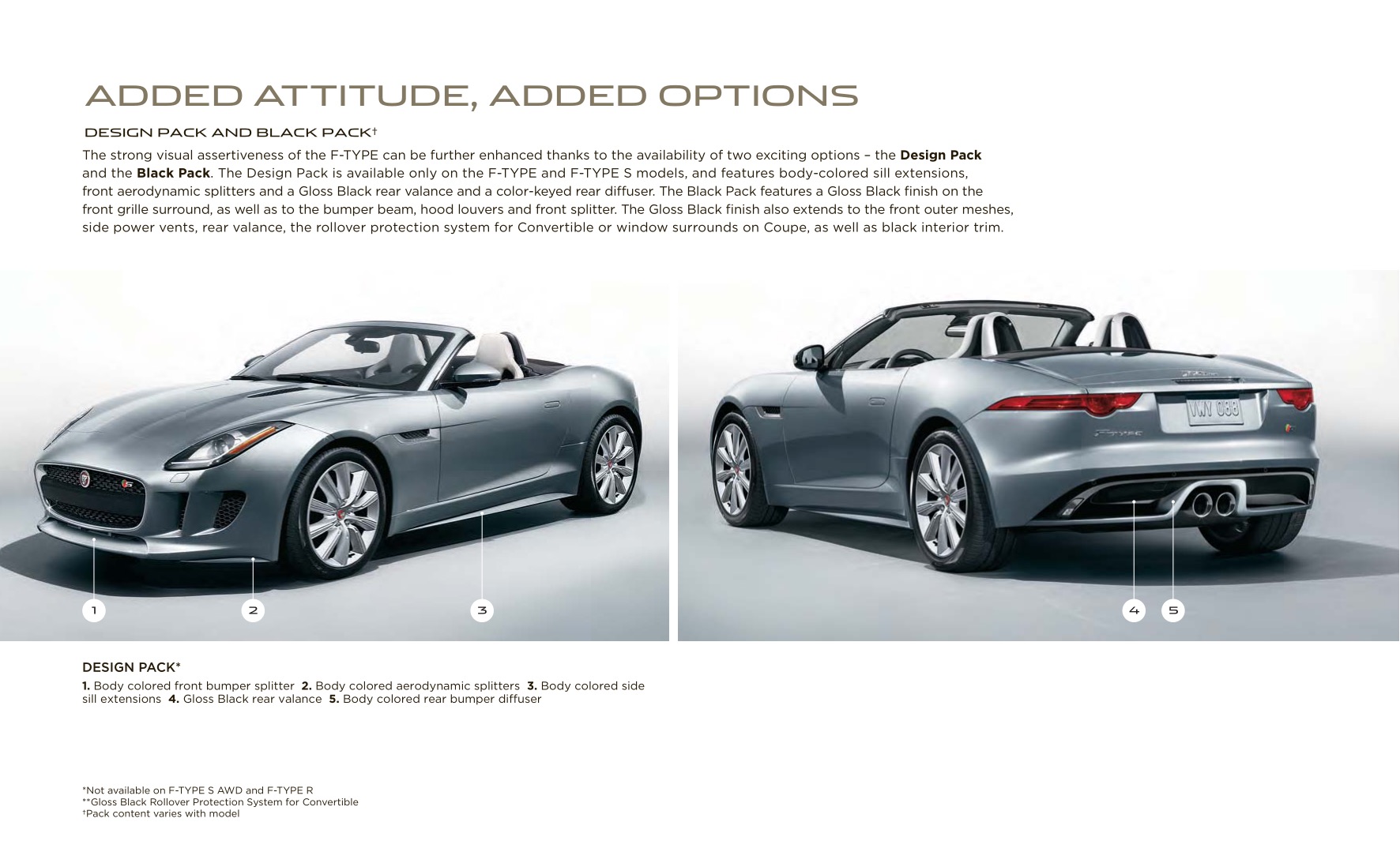 2016 Jaguar F-Type Brochure Page 3